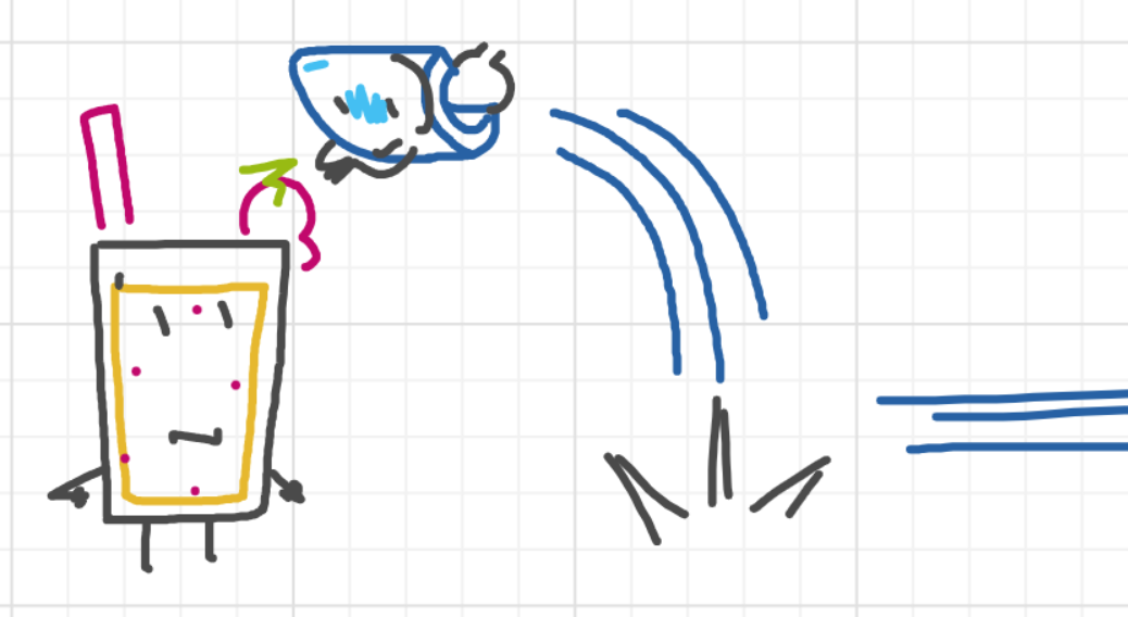 A panel from Running Duos, episode four of the Board Boards object show by Furretwalk/WalkingFurret.